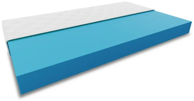 Economy habszivacs matrac 90 x 200 cm Matracvédő: Matracvédővel