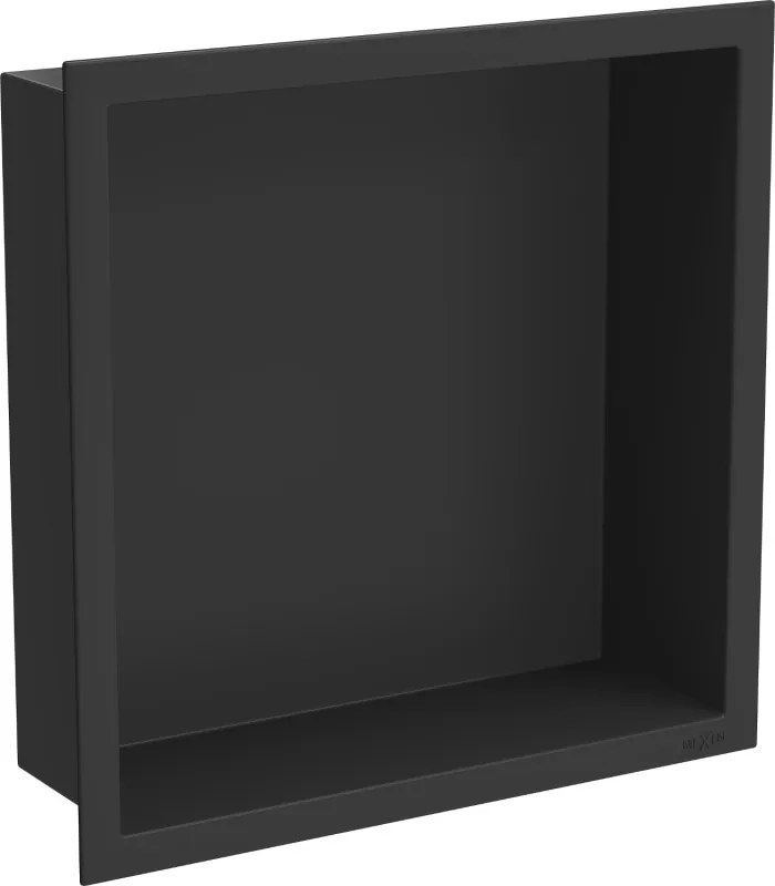 Mexen X-Wall-R fülkepolc peremmel 30 x 30 cm, fekete - 1970303010