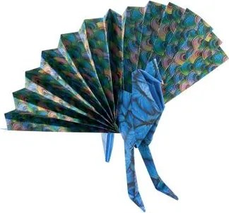 Origami papír, 15x15 cm, 80 g, 50 lap, FOLIA Wildlife, 10 különböző minta (FL4951515)
