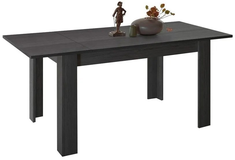 RIMINI asztal, 137 - 185 x 90 cm, laminált fekete kőris