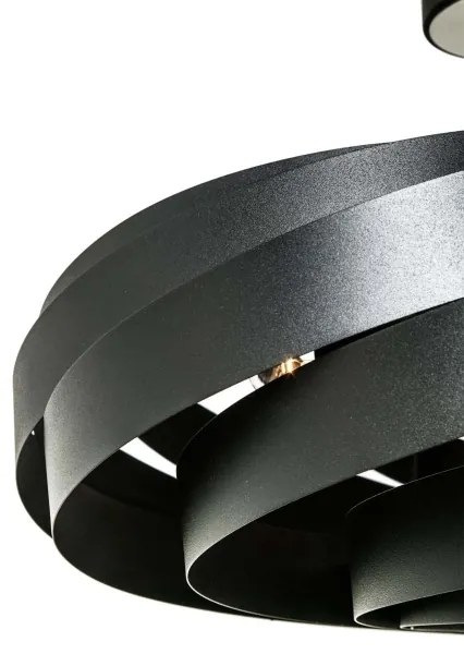 Zuma Line 1131 - Csillár rúdon VENTO 4xE27/40W/230V fekete