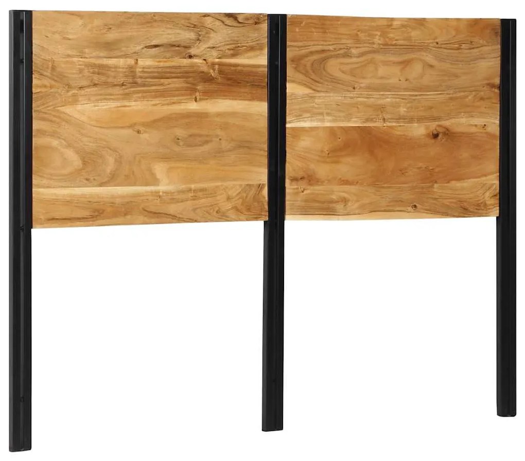 tömör fa akác és vas fejtámla 140 cm