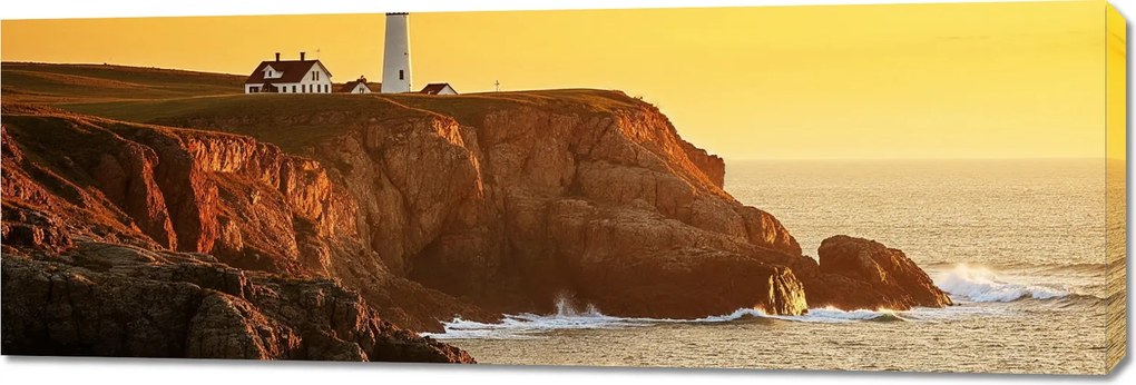 Vászonkép 150x50cm Vászonkép Hálószoba Nappaliba Panoráma Lámpás