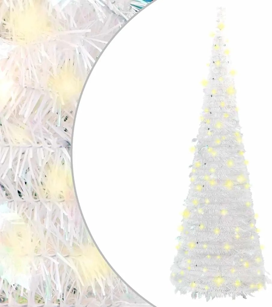 vidaXL könnyen felállítható műkarácsonyfa 200 db LED fénnyel 210 cm