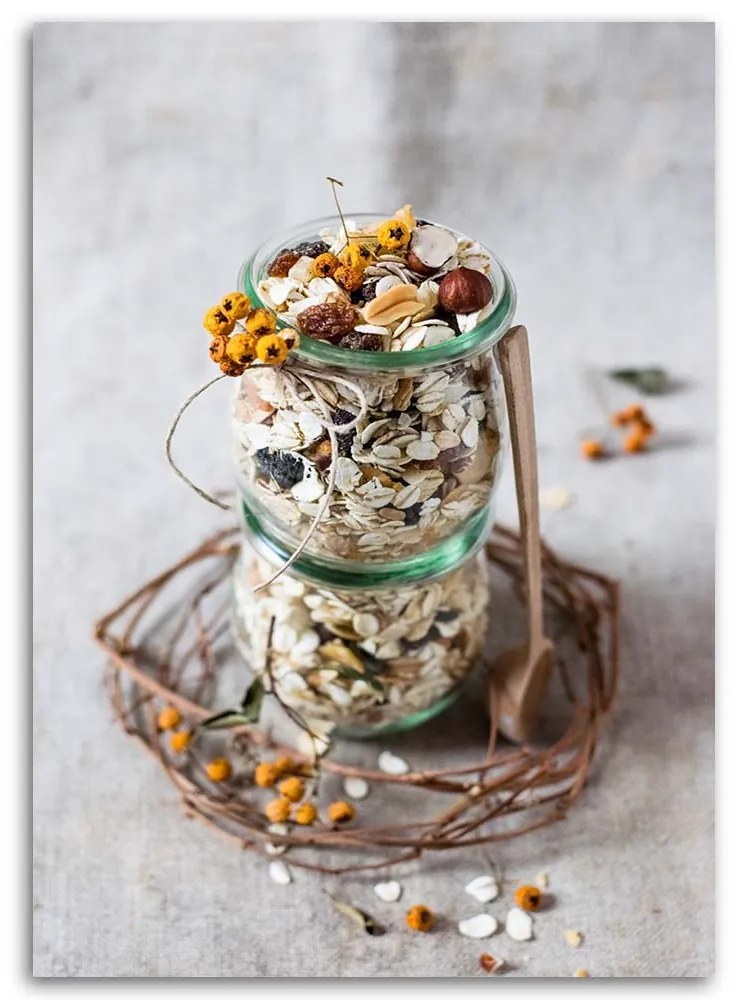 Gario Vászonkép Zabpehely Méret: 80 x 120 cm