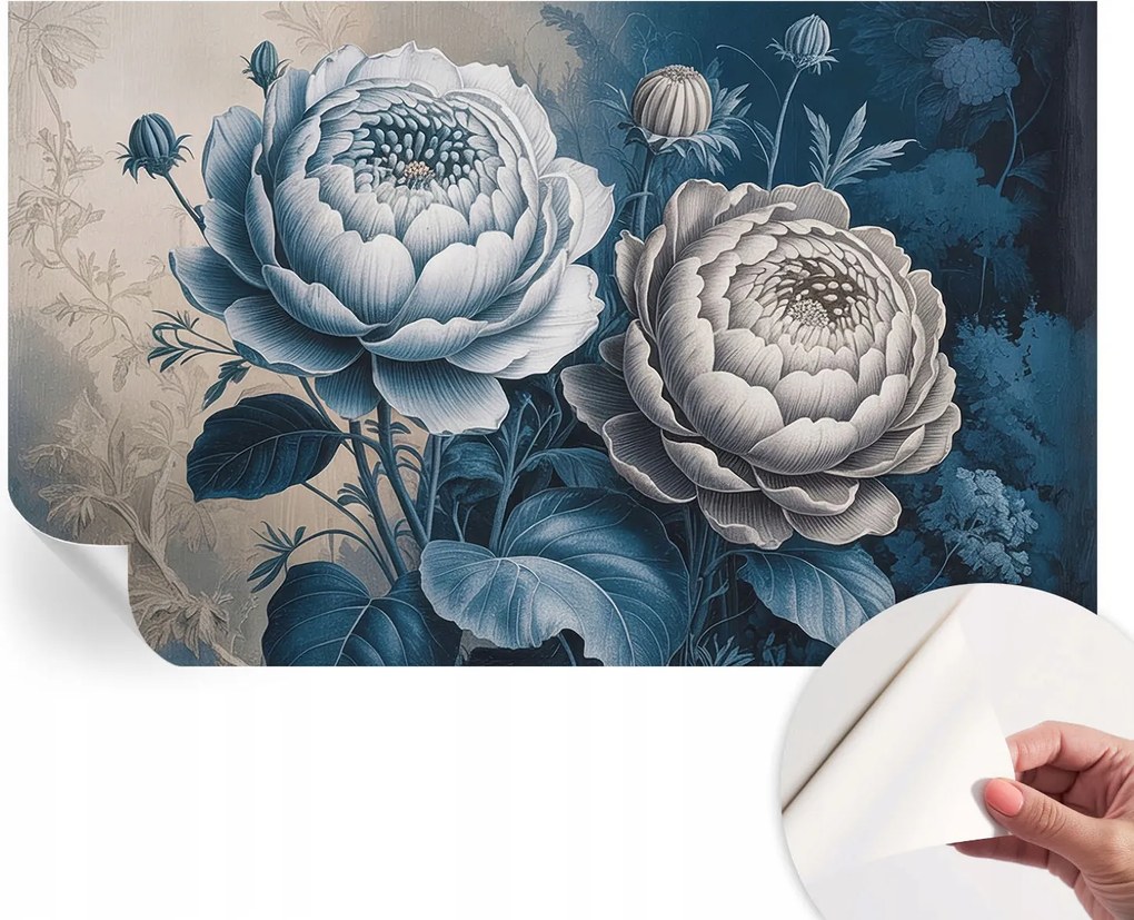 Öntapadós Dekoratív Fotótapéta Hálószobába Romantikus virágok 416x254