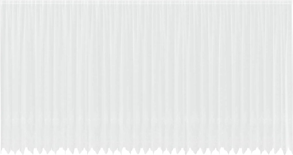 vidaXL Csipkés Függöny függönyökkel Fehér 260 x 900 cm Poliészter