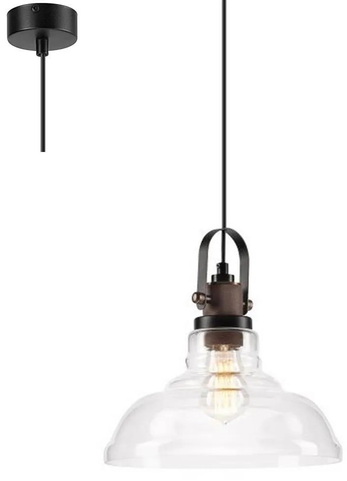 Csillár zsinóron SINGLE 1xE27/60W/230V