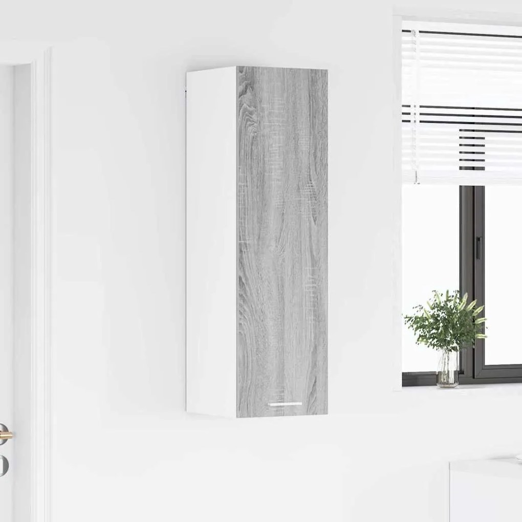 Függő szekrény Riga Szürke Sonoma 30 x 31 x 100 cm Faanyag