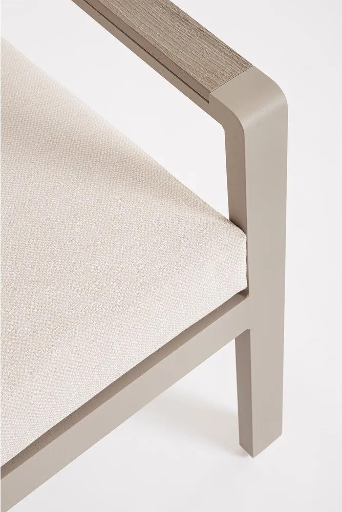 Bézs alumínium ötszemélyes kerti lounge szett Elna – Bizzotto