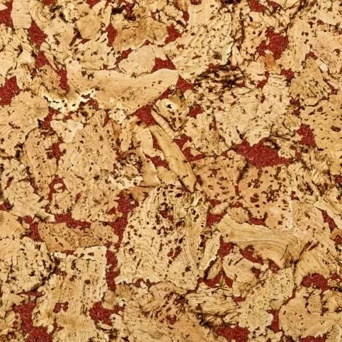 Parafa faliburkolat dekoratív parafa fal 1,98m2 dekorációs panelek d.red