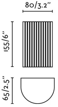 FARO 40545 - Fali lámpa SOLE 2xGU10/8W/230V tégla csipkézett kerek