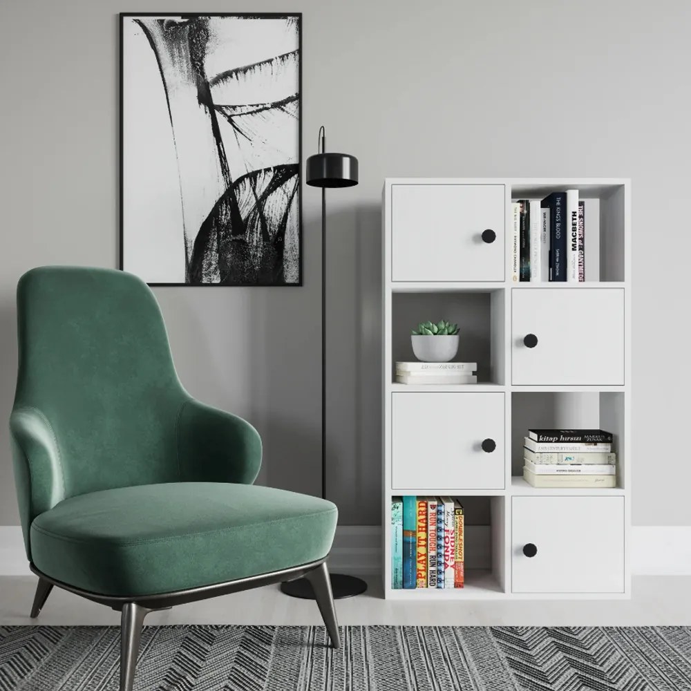 Polcos szekrény 72x25x123cm barna FUR1956-2