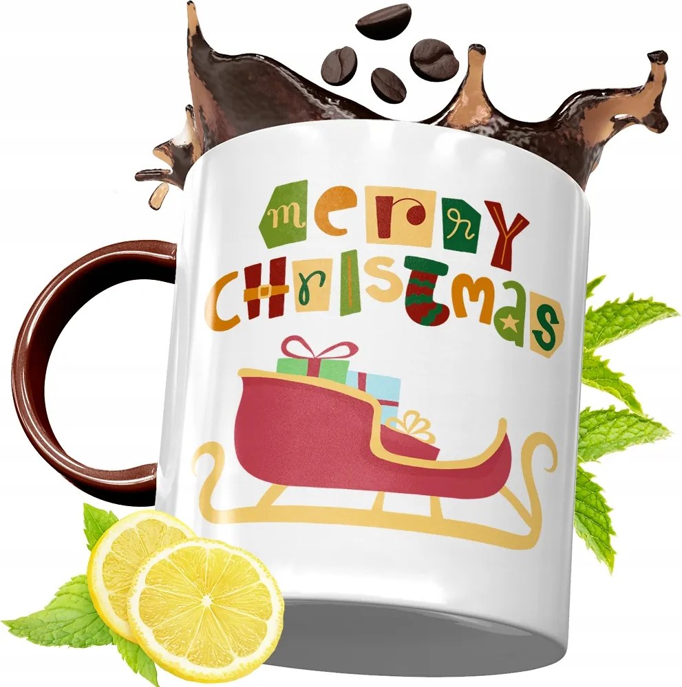 Bordó Karácsonyi Bögre Születésnapi Ajándék fényképes nyomtatással