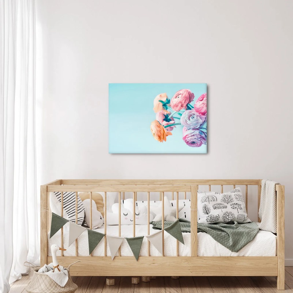 Kép - Virágok a vázában (70x50 cm)