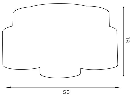 Fali lámpa ARDEN 5xE27/60W/230V fekete/arany