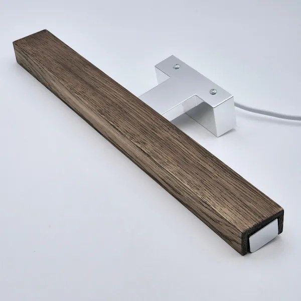 Brilagi-LED Fürdőszobai tükörmegvilágítás WOODY MIRROR LED/8W/230V IP44 tölgy/króm