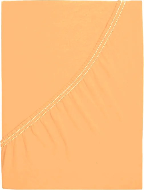 Jersey lepedő ALVORA 180x200 cm lazacszínű