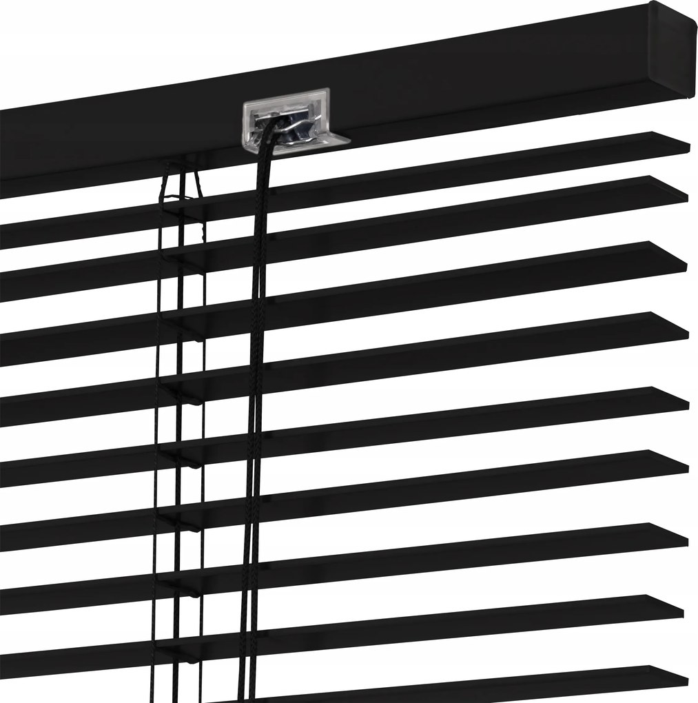 Redőny redőny Fa 25 mm Fekete 100x140 cm