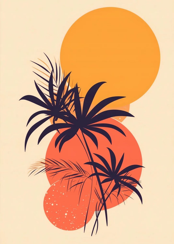 Poszter 64x90cm Trópusi Nyugat