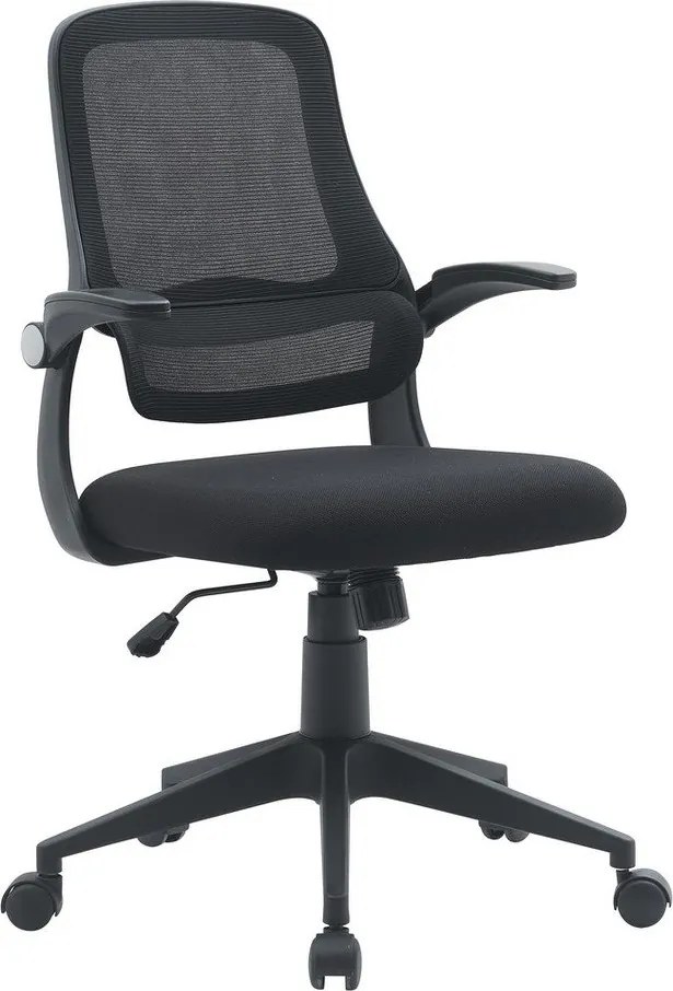 Fekete kárpitozott irodai szék Gilmore – Yes Everyday