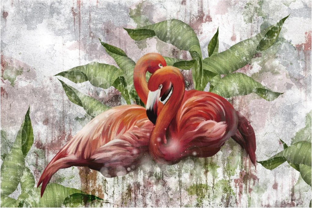 Kép - Flamingók (90x60 cm)