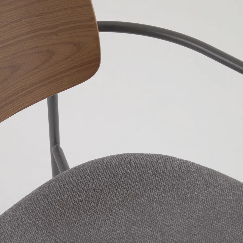 Szürke-barna étkezőszék Maureen – Kave Home