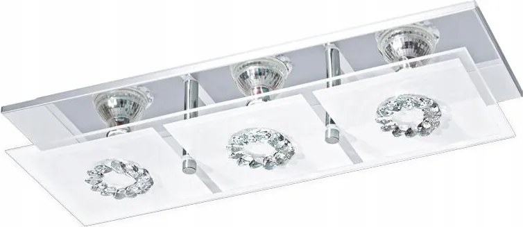 Eglo 93782 Led mennyezeti lámpa Roncato 3xGU10/3W/230V