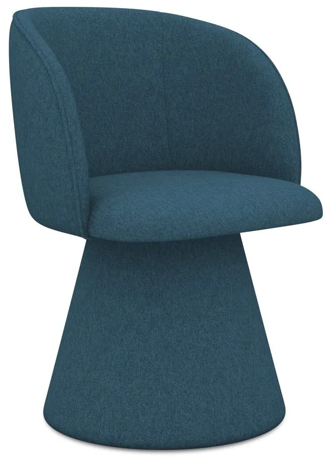 Kék kárpitozott étkezőfotel Maia – Makamii