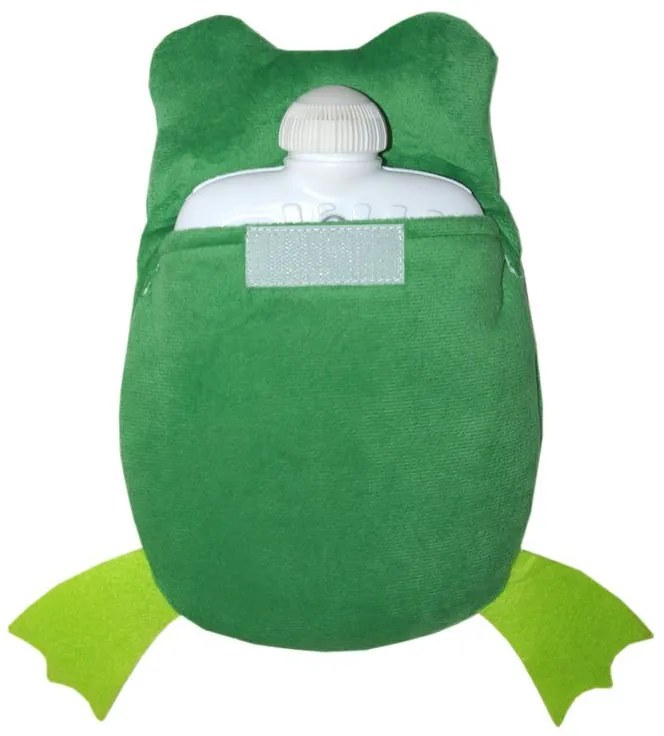 Thermophor Hugo Frosch Eco Comfort - béka, 0,8 l, zöld