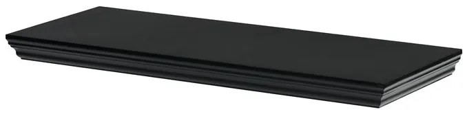 Lebegő polc fekete 60 cm MDF P-024