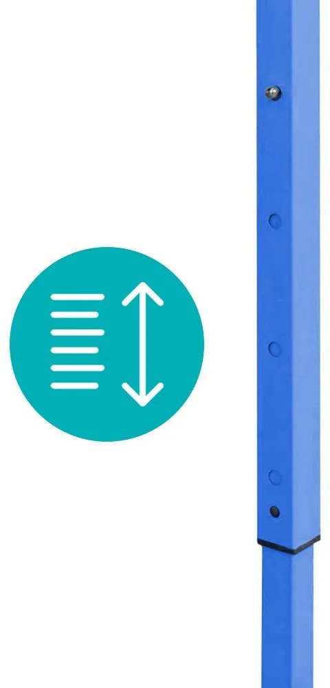 Összecsukható kerti pavilon több típusban-2,9x4,25 méteres-fehér-pavilon