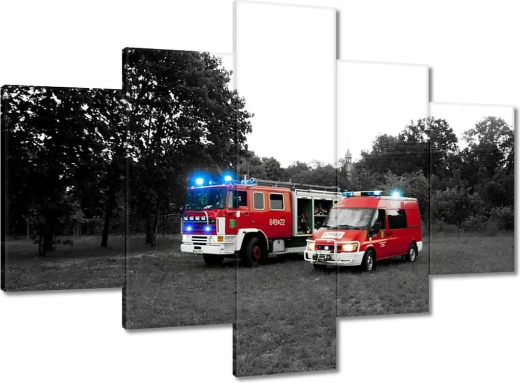 Vászonkép 100x70 Tűzoltóság