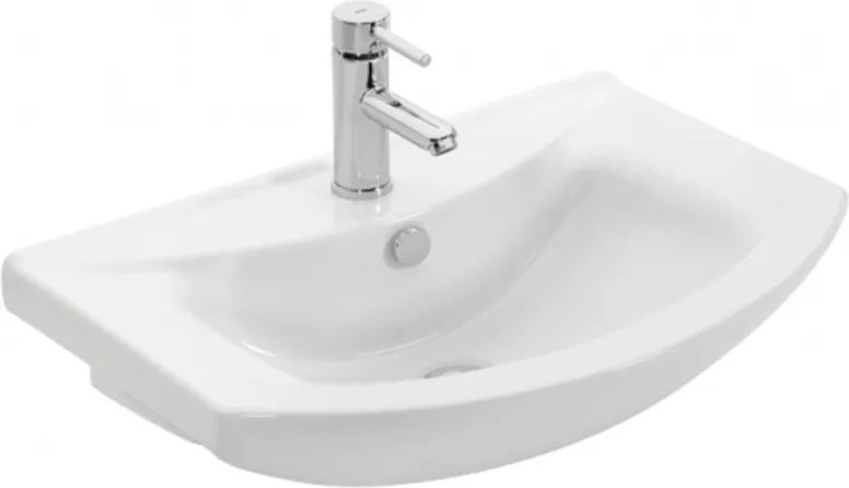 VivaStyle EKONOMIK 45 lábon álló 2 ajtós fürdőszoba bútor Sanovit ZENON 6045 mosdóval 45 x 40 cm