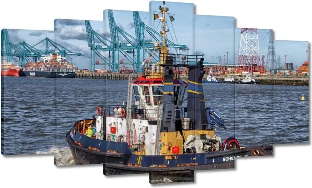 Festmények 140x80 Tengeri vontatóhajó