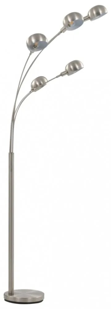 ezüst állólámpa 200 cm 5 db E14 típusú foglalattal