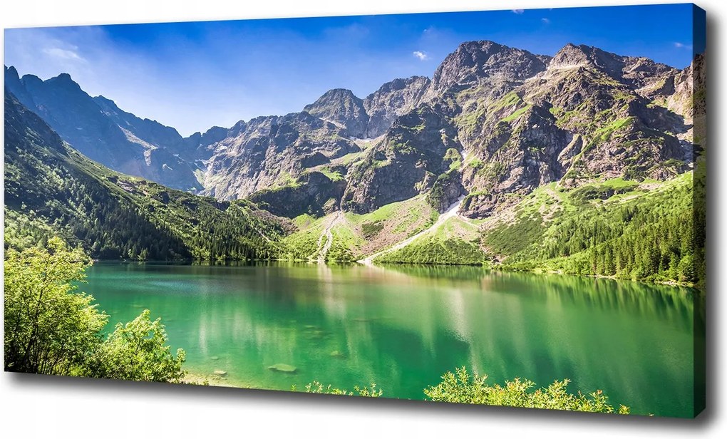 Vászonkép Tengeri szem Tátra 100x70 cm