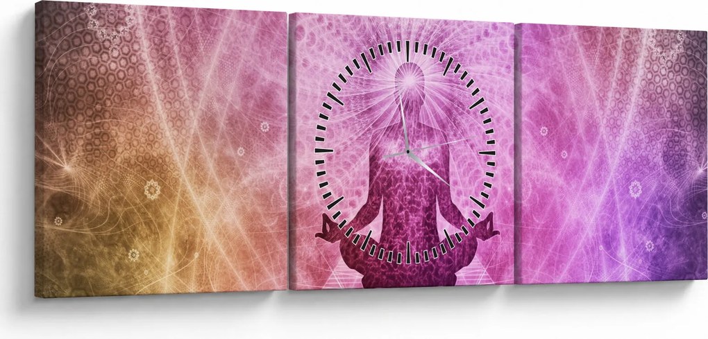 Kép - Meditációs aura (órával) (90x30 cm)