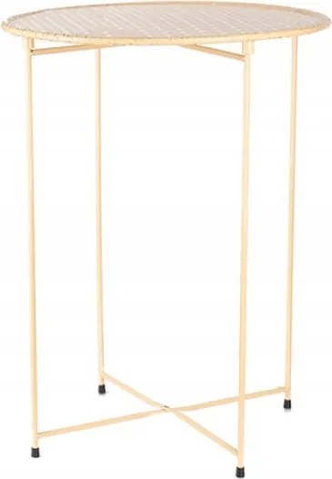 Indigo kerek fém kerti asztal 46 x 62 cm