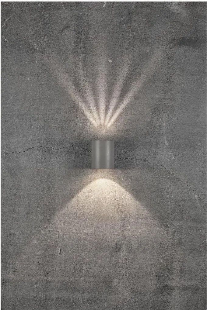 NORDLUX 49701010 CANTO Modern Kültéri Fali Lámpa Szürke LED IP44