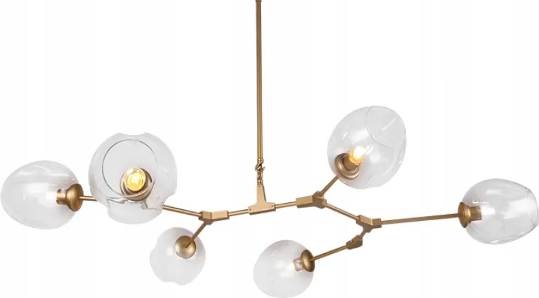 Chemistry 6 pontos modern függőlámpa