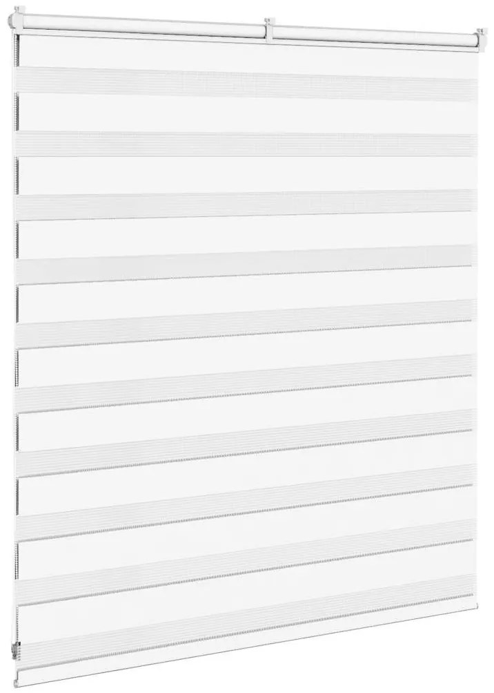 zebrafüggönnyel fehér szövetszélesség 115,9 cm poliészter