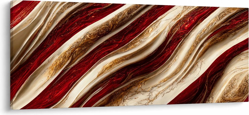 Kép - Arany - fehér textúra (120x50 cm)