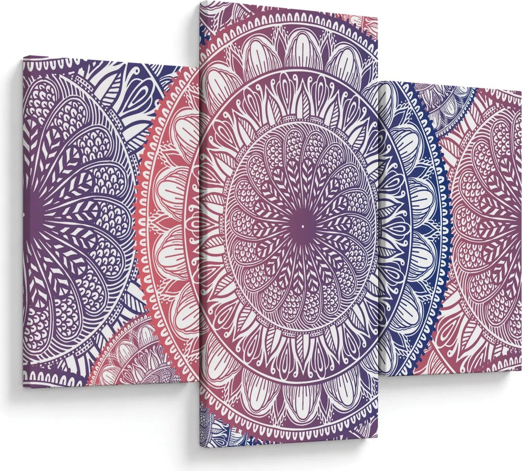Mandala kép (90x60 cm)