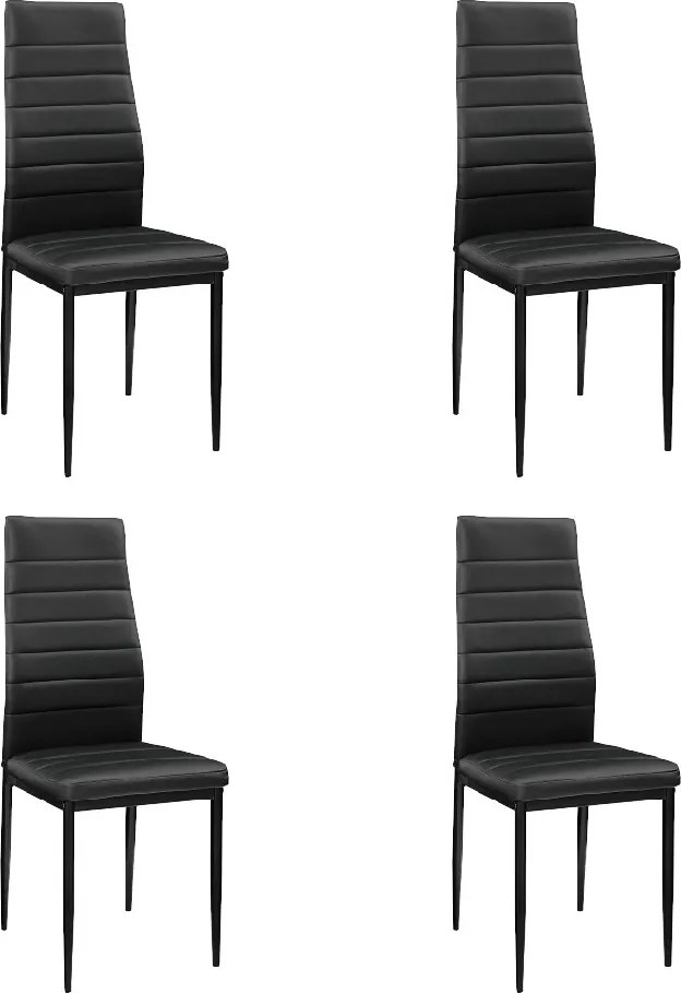 Coleta Nova II NEW étkezőszék Fekete 4 db N