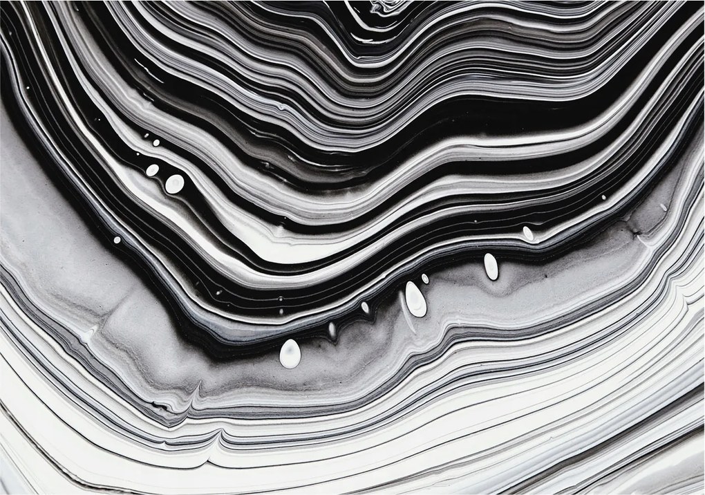 Divatos Flizelin Tapéta 3D Fali Ragasztóval Optikai hullámok 312x219 Ragasztó