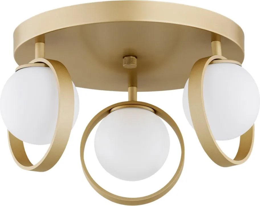 ARGON 6248 SATURINA Glamour Mennyezeti Lámpa Opál Szőnyeg, Arany G9 IP20