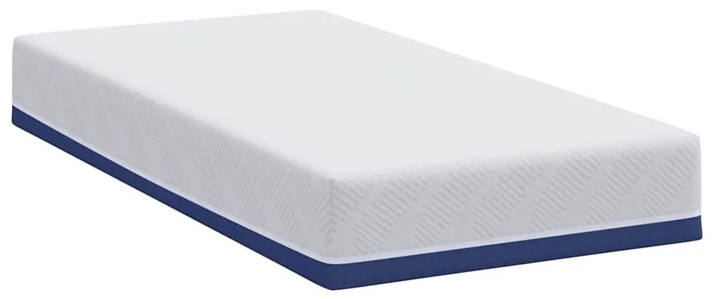 Matrac Fehér és kék 80 x 160 cm Gél Memóriahab