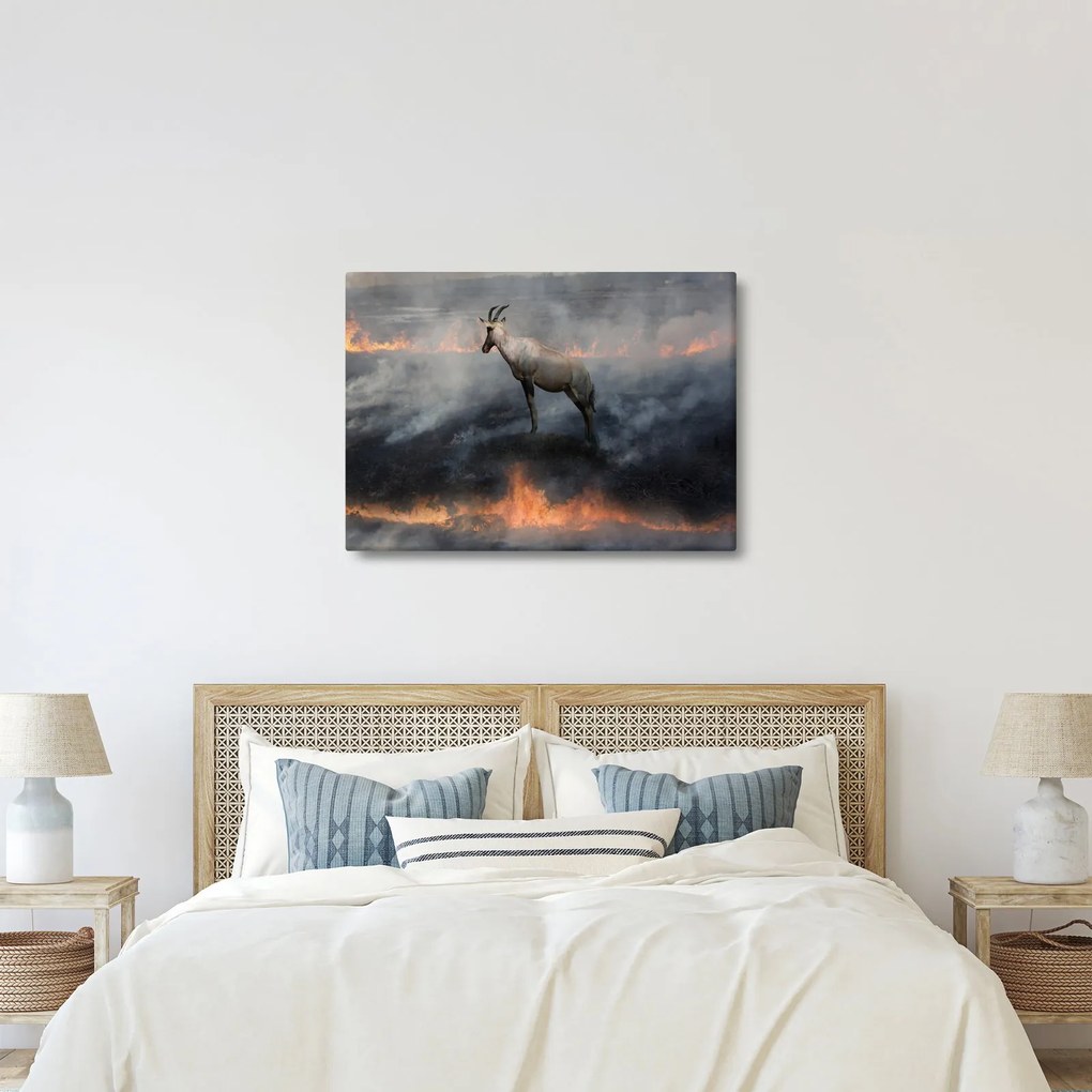 Zerge a tűzben képe (70x50 cm)