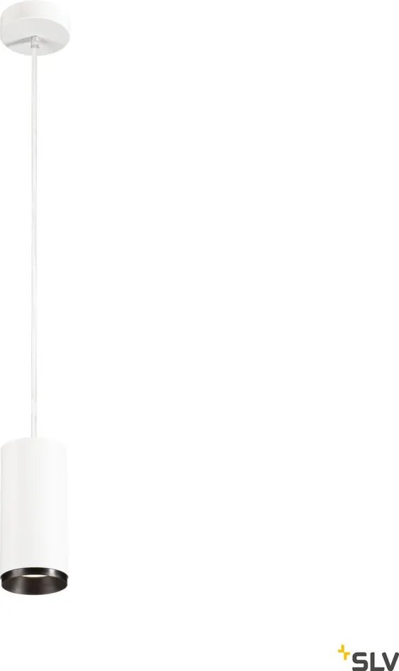 SLV 1004264 NUMINOS PD PHASE M Hengeres Függesztett Lámpa Fehér, Fekete LED IP20